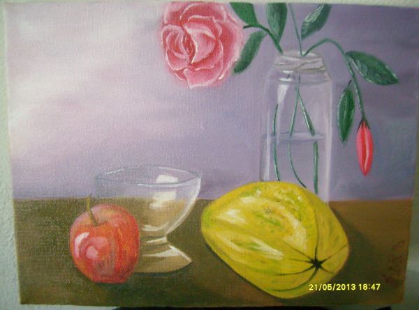 Rosa com mamão
